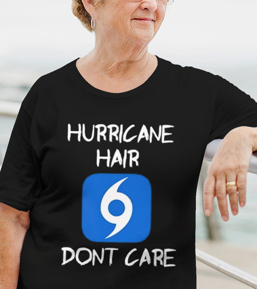 Hurricane Hair Don't Care Blue T-Shirt