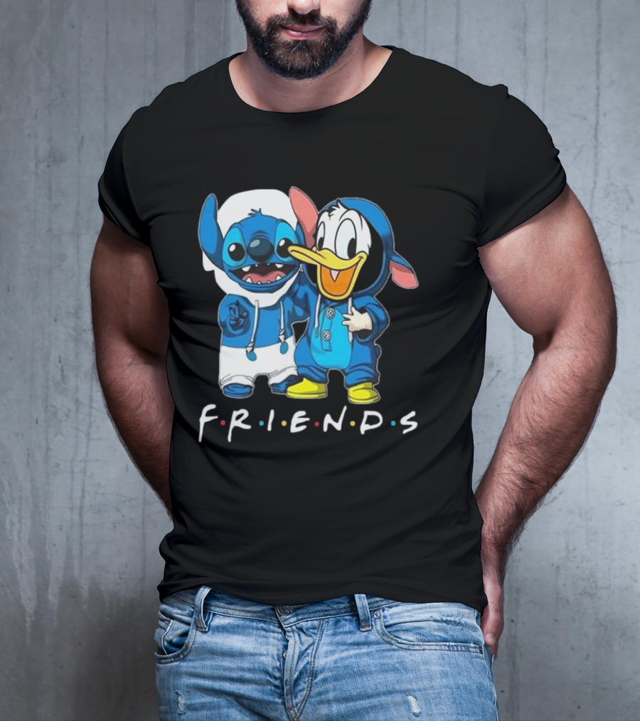 Friends Stitch And Donald Duck Disney Best Friends For Life T-Shirt