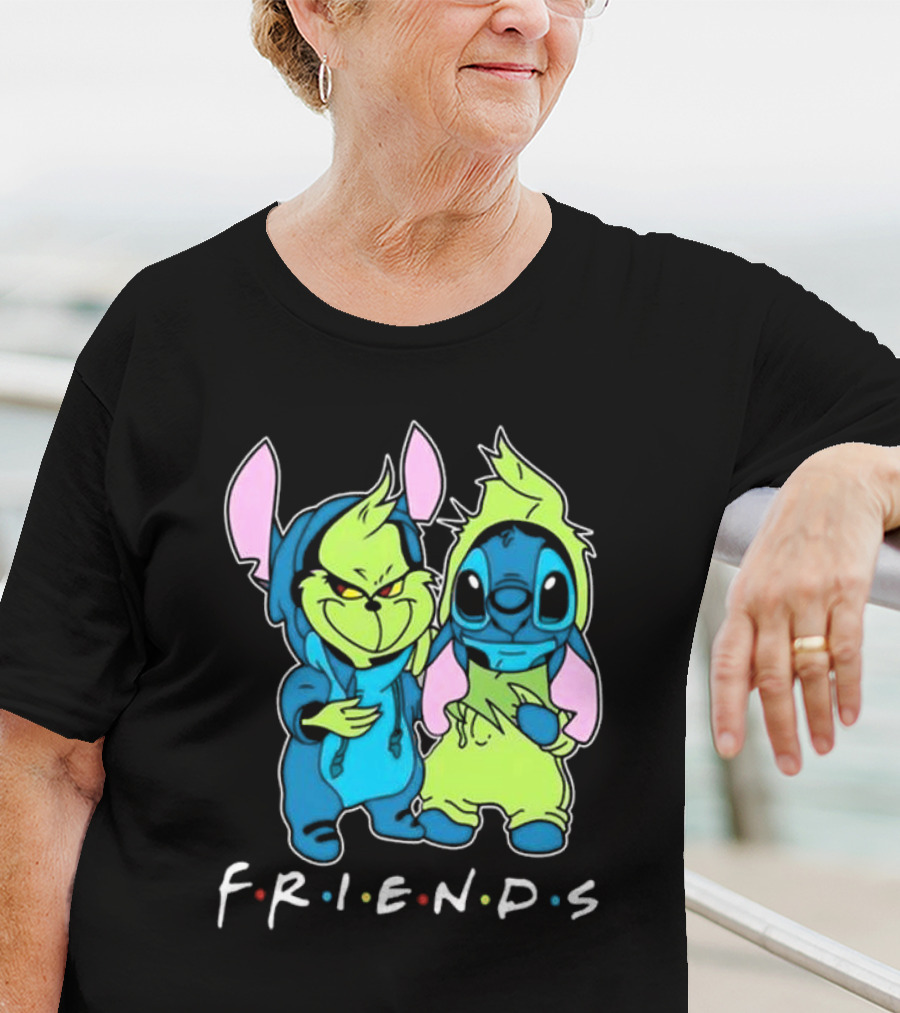 Stitch And Grinch Disney Friends Best Friends For Life T-Shirt