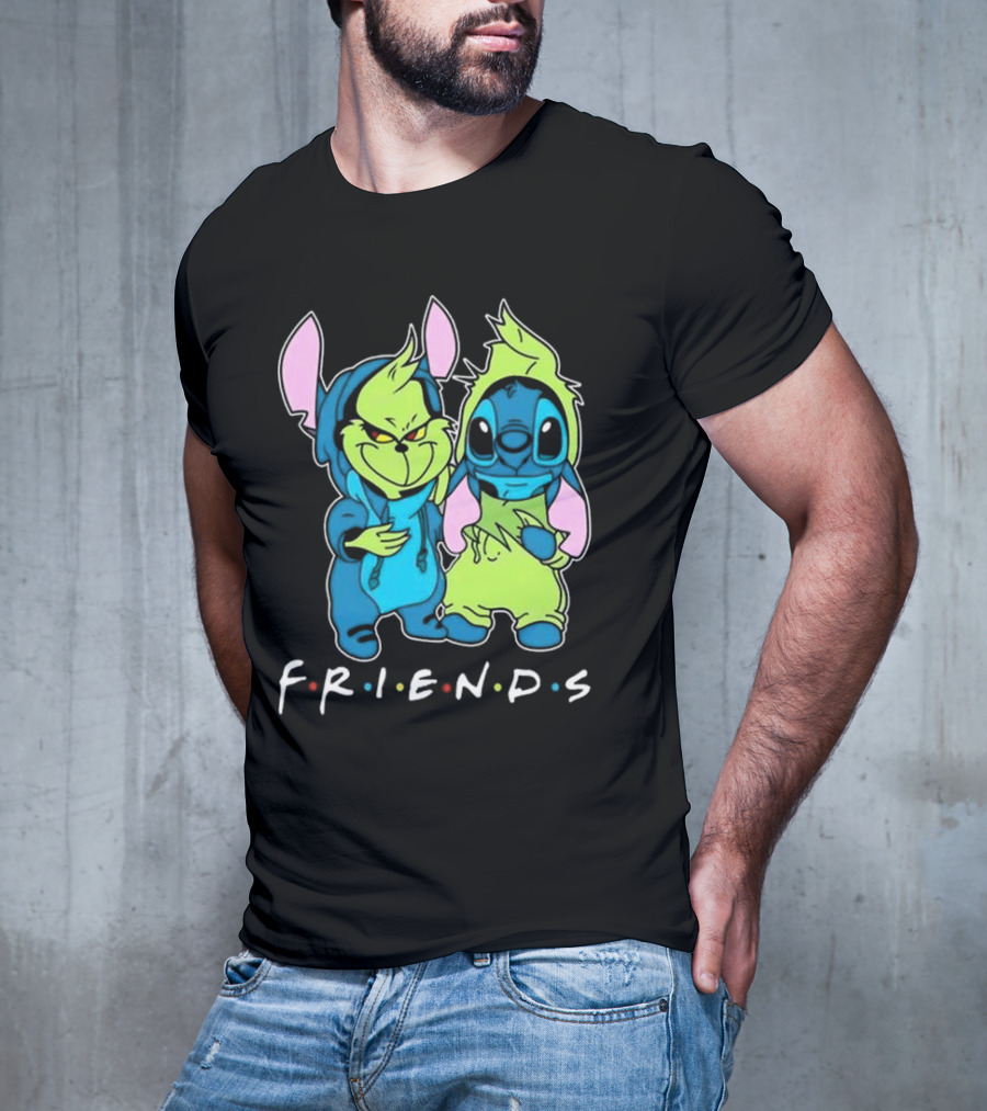 Stitch And Grinch Disney Friends Best Friends For Life T-Shirt