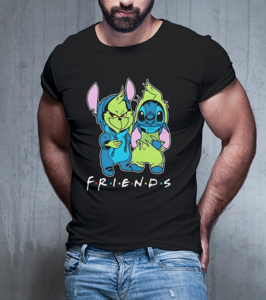 Stitch And Grinch Disney Friends Best Friends For Life T-Shirt