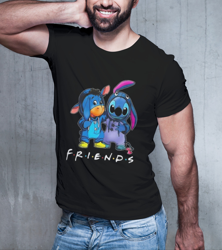 Eeyore Stitch Best Friends For Life F.R.I.E.N.D.S T-Shirt