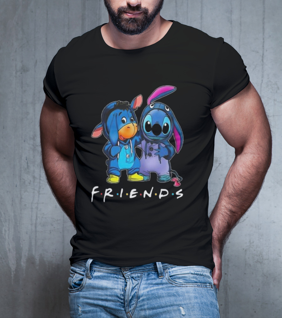 Eeyore Stitch Best Friends For Life F.R.I.E.N.D.S T-Shirt