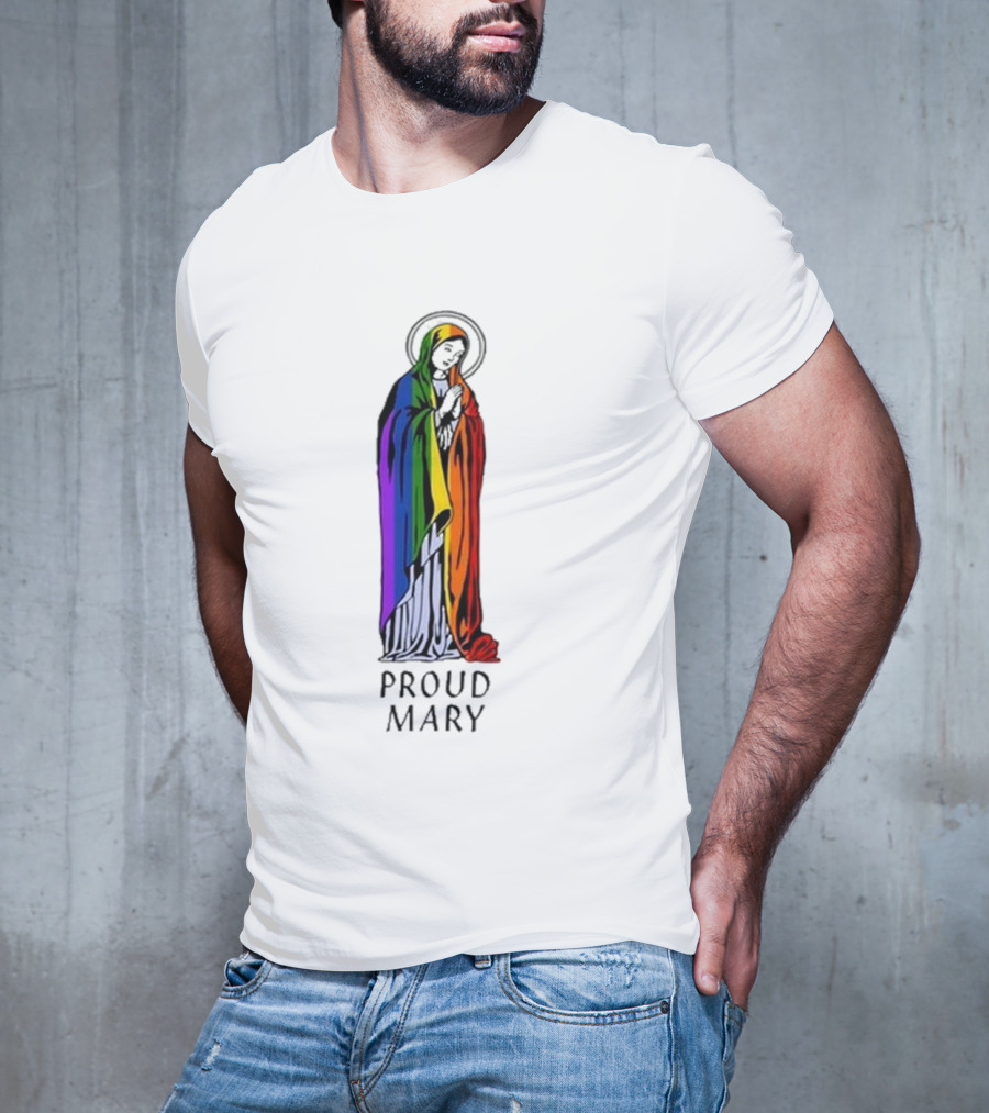 Proud Mary With Rainbow Pride Flag Colors T-Shirt