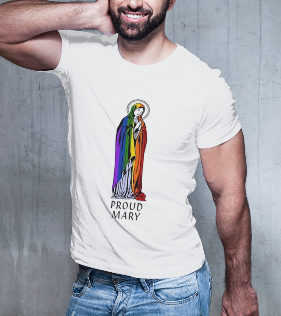 Proud Mary With Rainbow Pride Flag Colors T-Shirt
