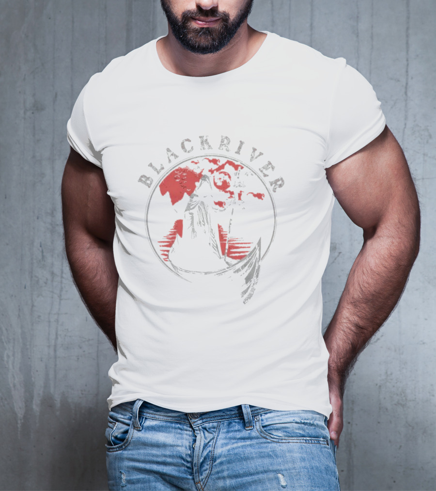 Blackriver The Ferryman Charon Mythology Circle T-Shirt