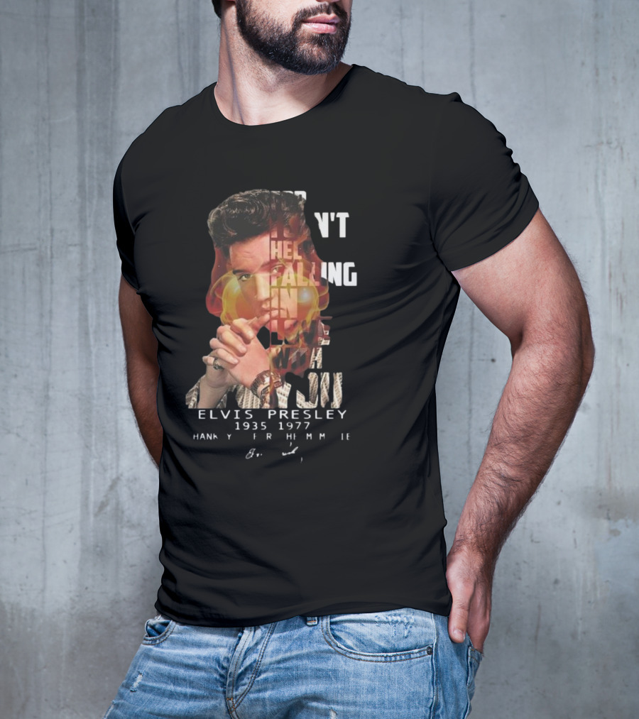 Can’t Help Falling In Love Elvis Presley 1935-1977 Thank You For The Memories T-Shirt