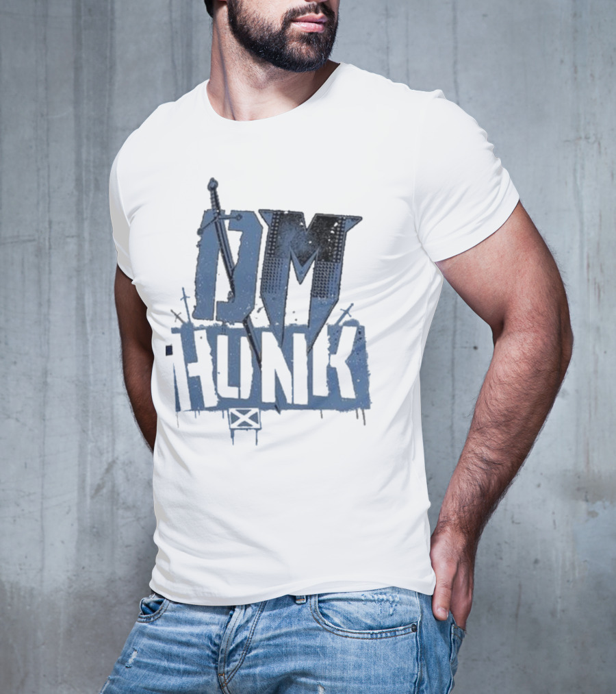 DM Hunk Sword Elements Drew Mcintyre Ringer T-Shirt