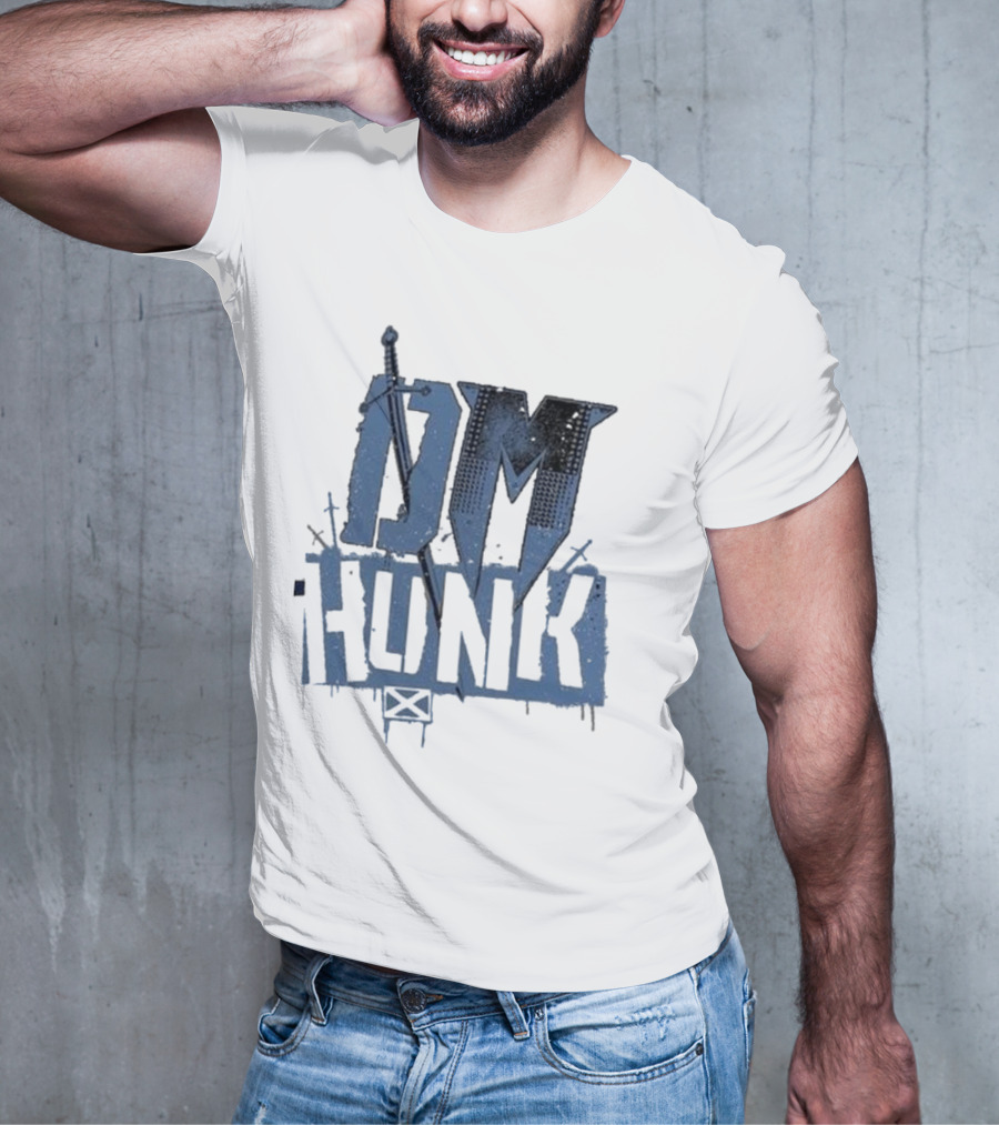 DM Hunk Sword Elements Drew Mcintyre Ringer T-Shirt