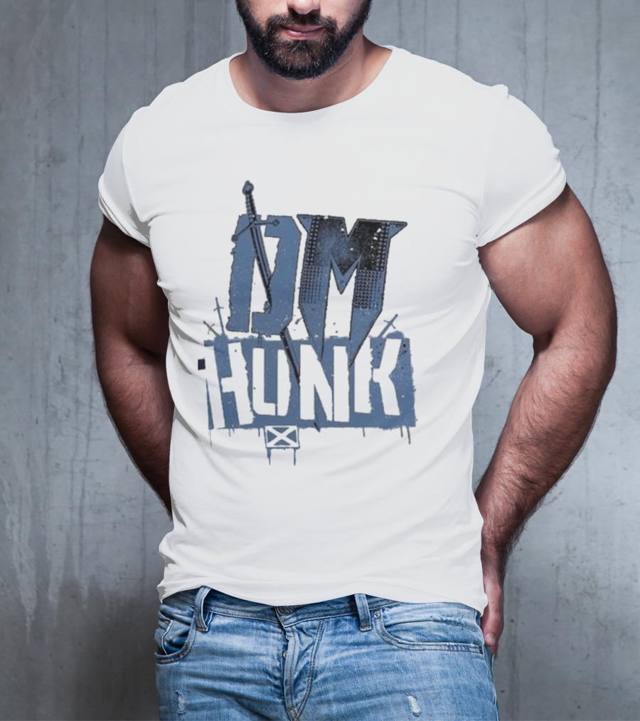 DM Hunk Sword Elements Drew Mcintyre Ringer T-Shirt