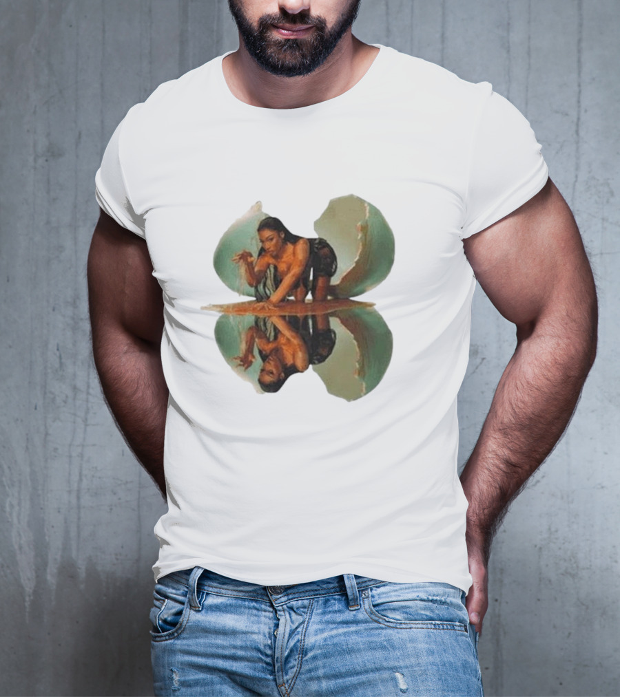 Megantheestallion Megan Sand Hatching Reflection Image T-Shirt