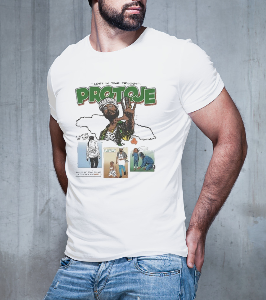 Protoje Lost In Time Trilogy Reggae Series Imagery And Covers T-Shirt