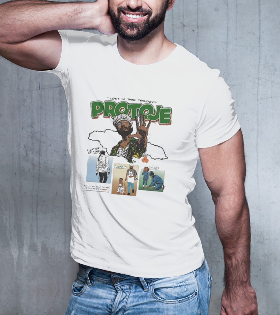 Protoje Lost In Time Trilogy Reggae Series Imagery And Covers T-Shirt