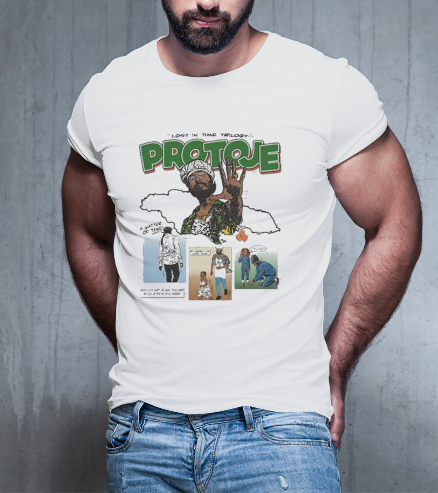 Protoje Lost In Time Trilogy Reggae Series Imagery And Covers T-Shirt