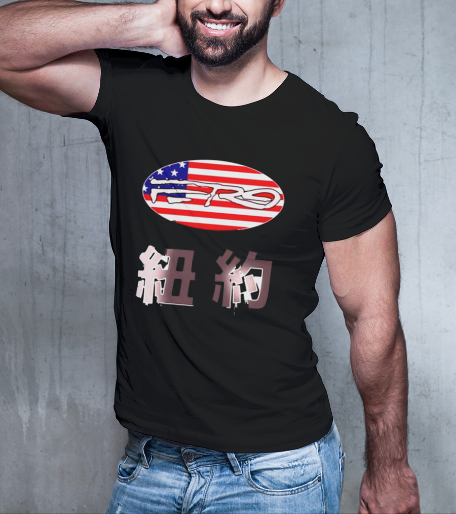 Awake NY Ferg American Flag Oval Logo T-Shirt