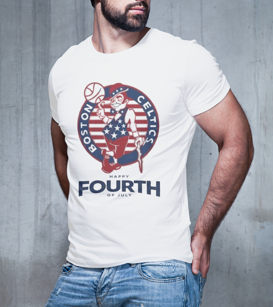 Boston Celtics Happy Fourth Of July T-Shirt