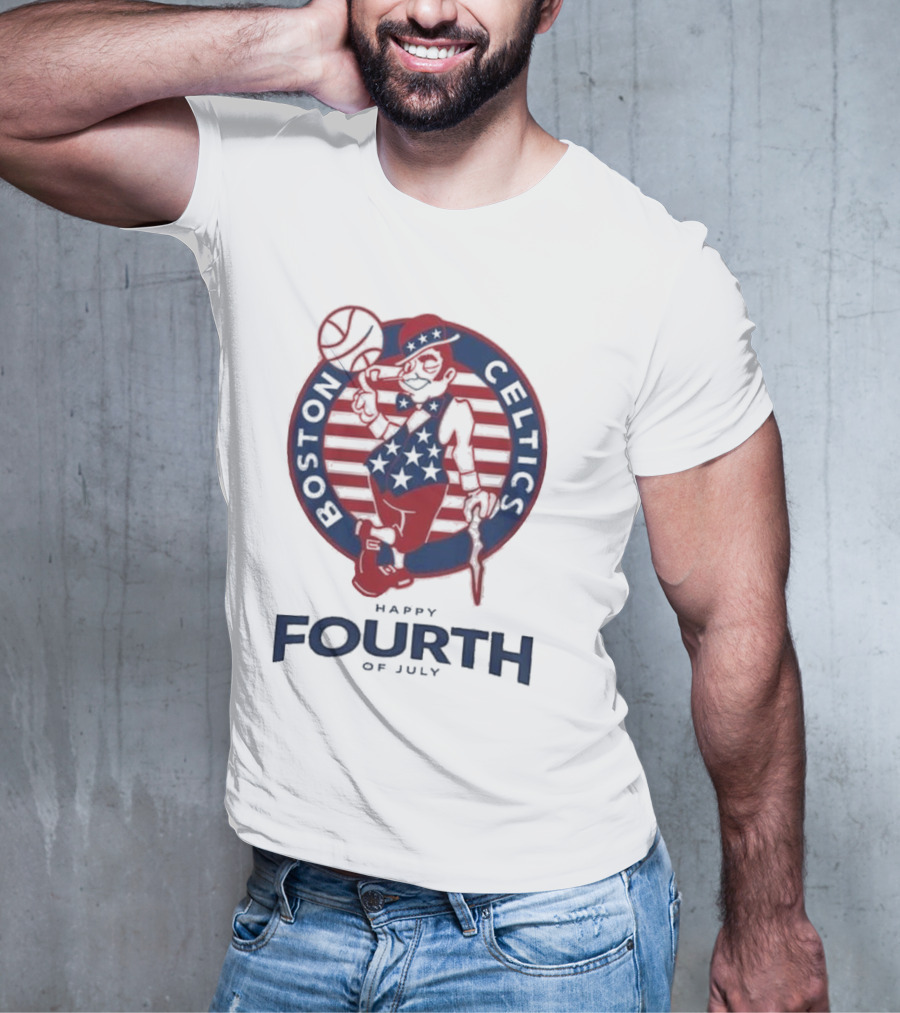 Boston Celtics Happy Fourth Of July T-Shirt