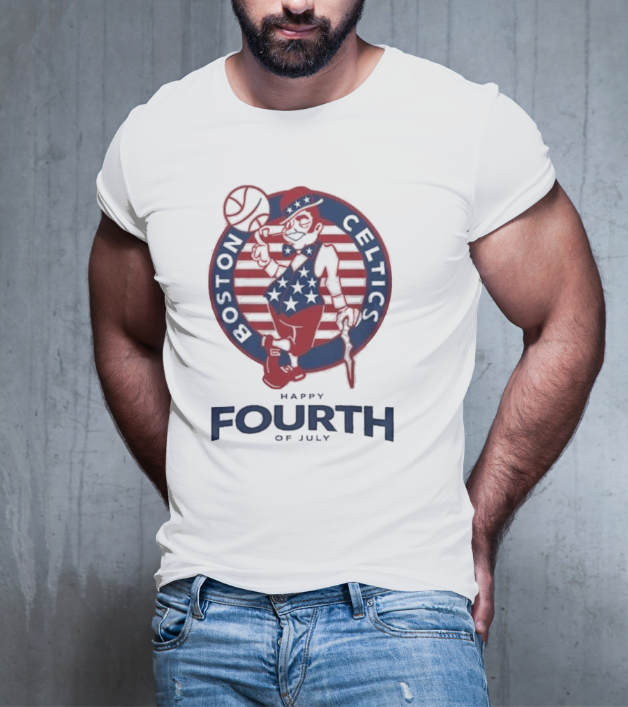 Boston Celtics Happy Fourth Of July T-Shirt