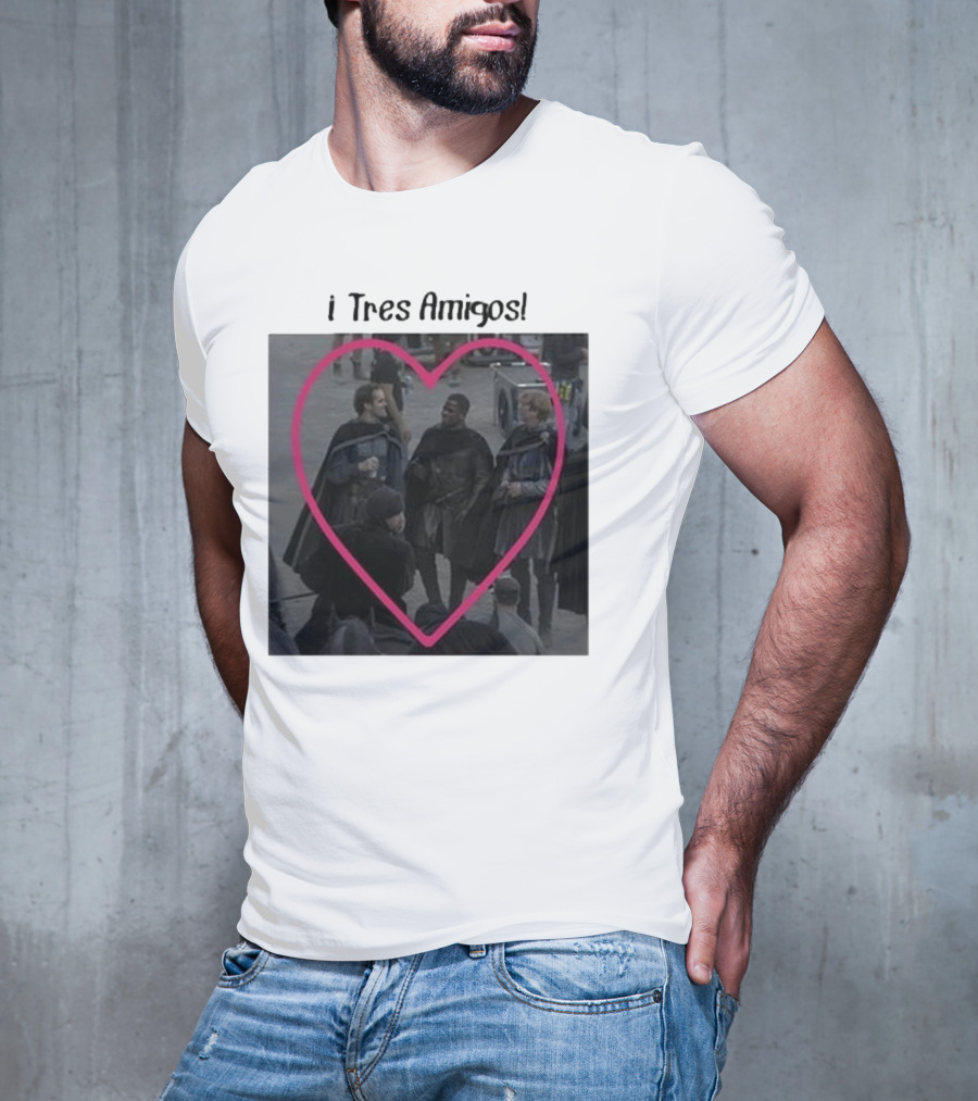 Martyn Reyne I Tres Amigos Aegon’s Friends Heart Scene T-Shirt