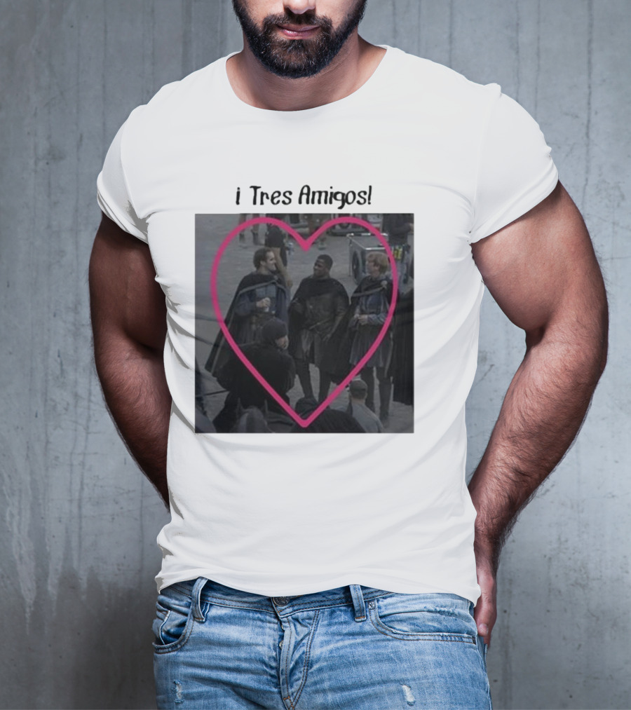 Martyn Reyne I Tres Amigos Aegon’s Friends Heart Scene T-Shirt