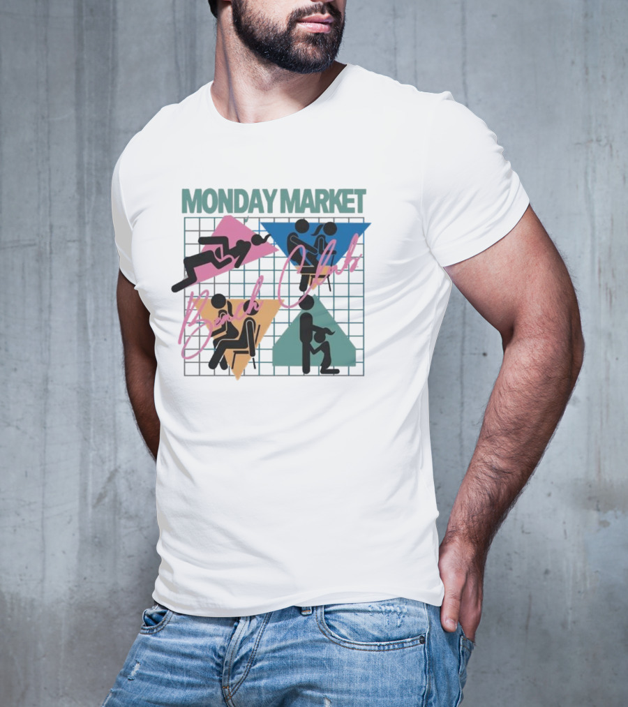 Monday Market Beach Club Geometric Leisure T-Shirt