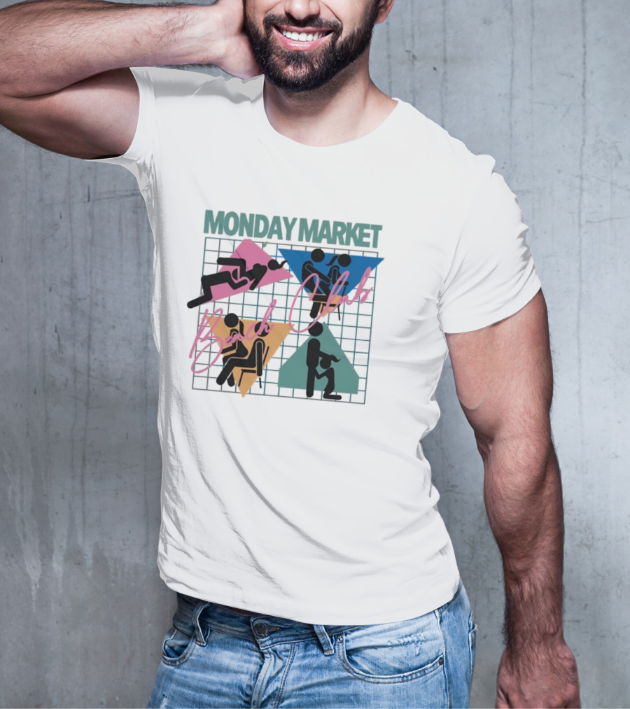 Monday Market Beach Club Geometric Leisure T-Shirt