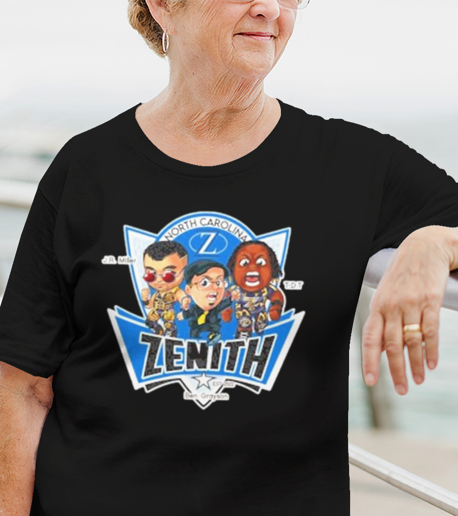 Zenith North Carolina J.R. Miller T.D.T Cartoon By Ben Grayson T-Shirt