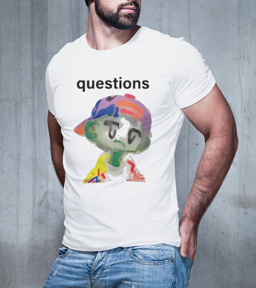 Kikillopieces Colorful Character Questions T-Shirt