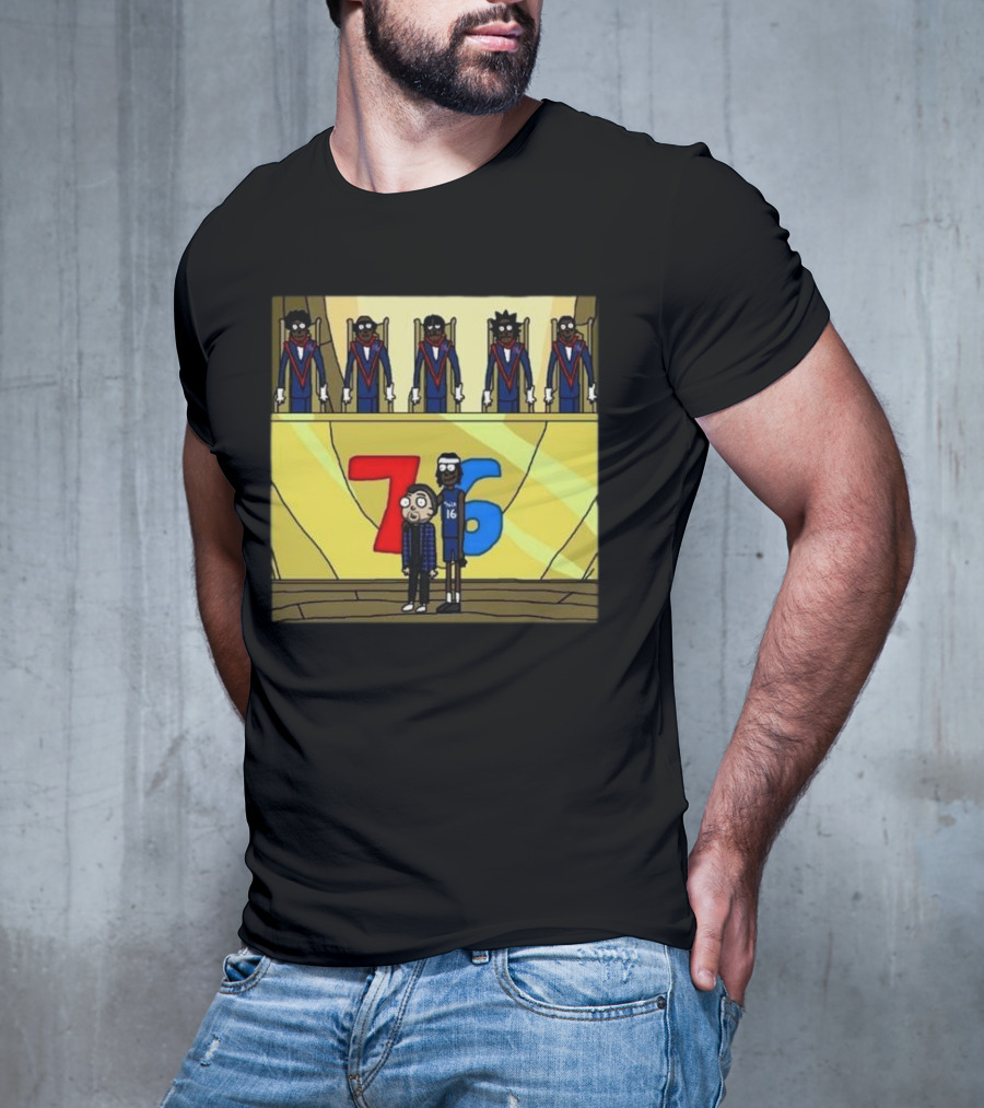 Council Of Rickys And Daryl Morty Sixers 76 T-Shirt
