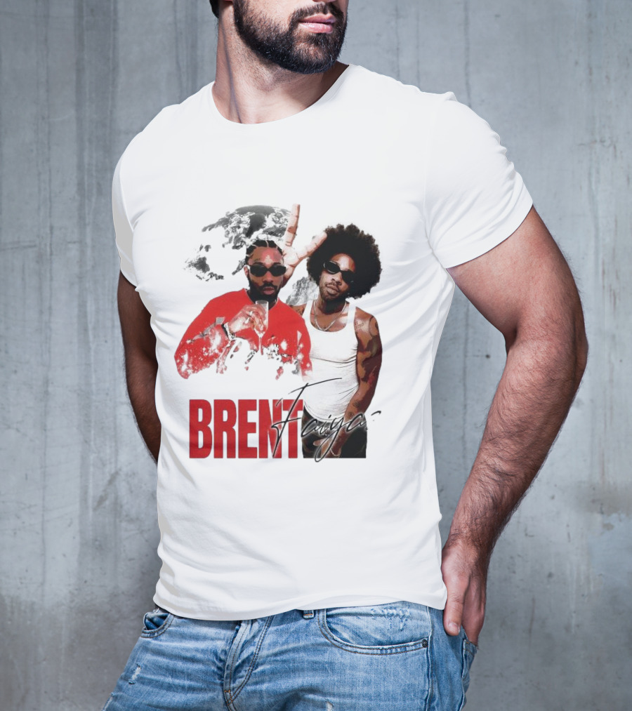 Brent Faiyaz Red Jacket And Tank Top T-Shirt