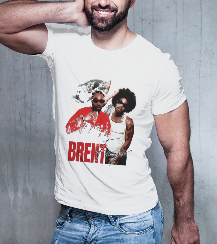 Brent Faiyaz Red Jacket And Tank Top T-Shirt