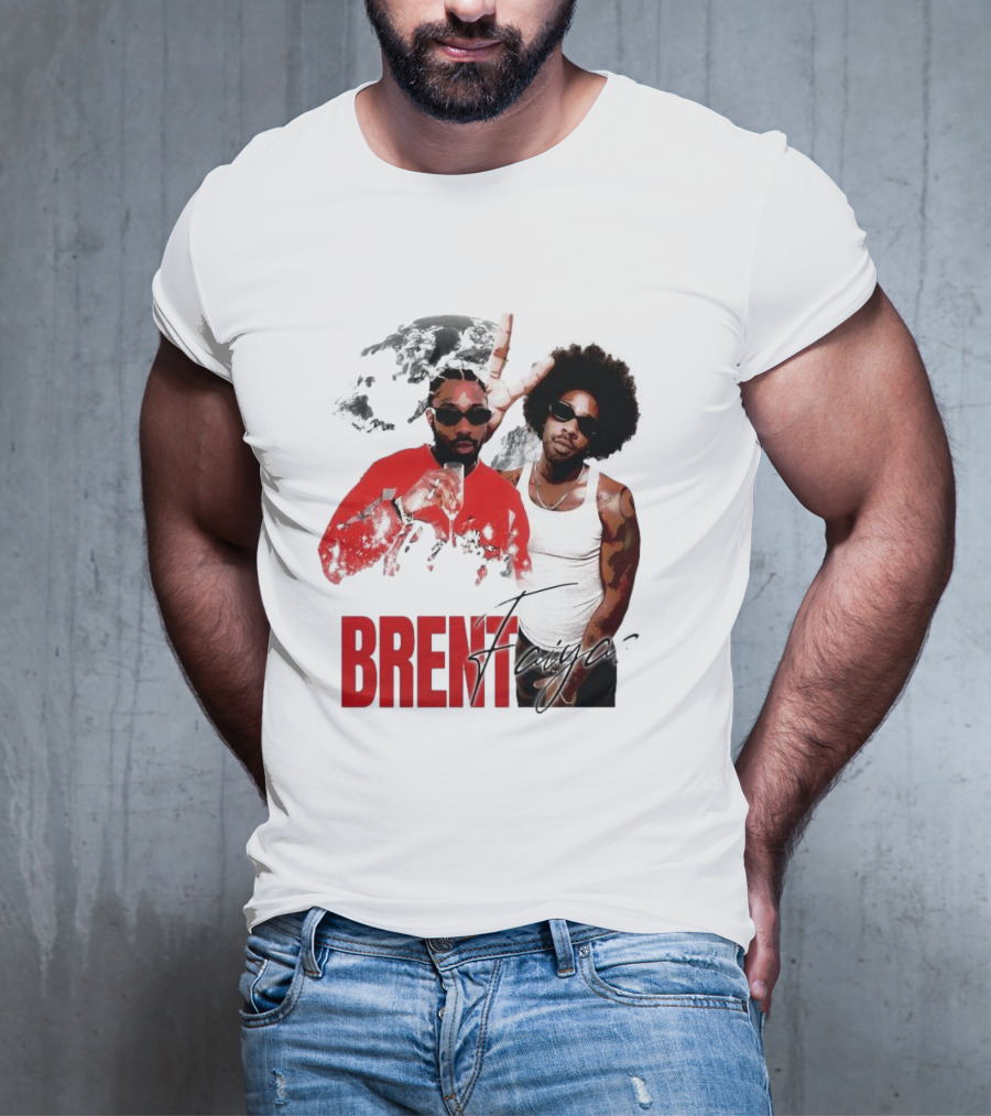 Brent Faiyaz Red Jacket And Tank Top T-Shirt