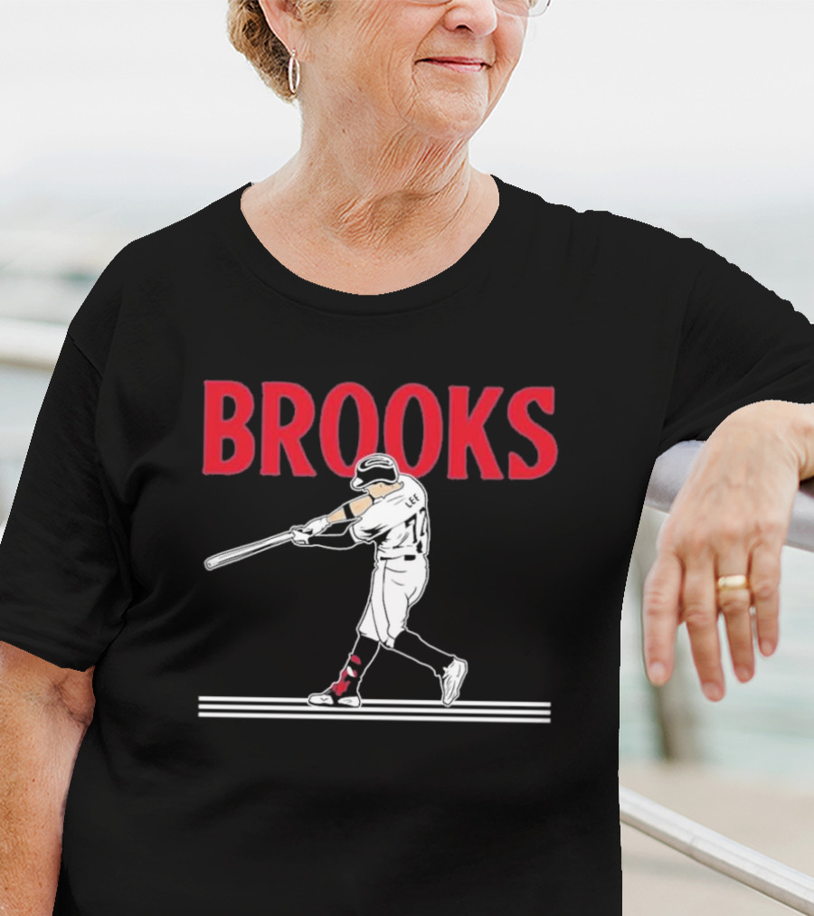 Brooks Lee Baseball Slugger Swing T-Shirt