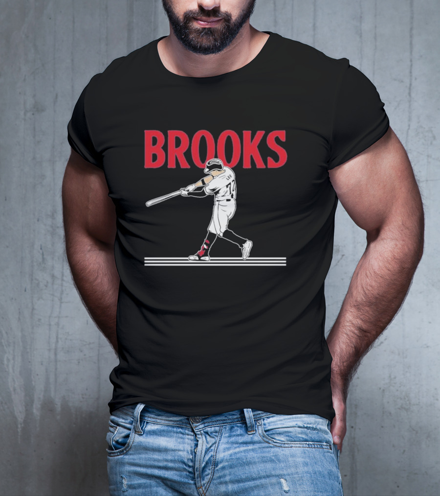 Brooks Lee Baseball Slugger Swing T-Shirt