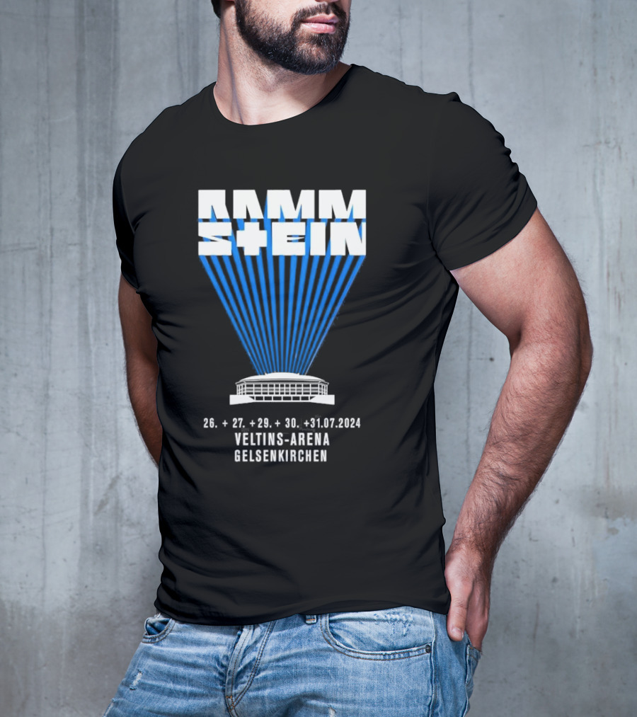 Rammstein Veltins-Arena Gelsenkirchen 26 27 29 30 31 07 T-Shirt