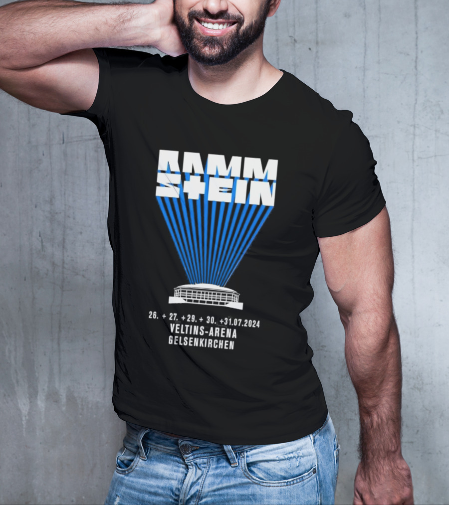 Rammstein Veltins-Arena Gelsenkirchen 26 27 29 30 31 07 T-Shirt