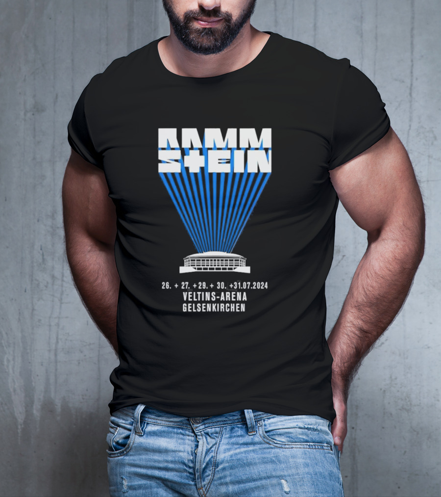 Rammstein Veltins-Arena Gelsenkirchen 26 27 29 30 31 07 T-Shirt