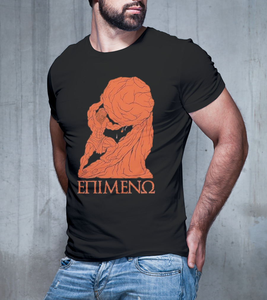 Raskolapparel Sisyphus Greek Mythology EPIMENΩ T-Shirt