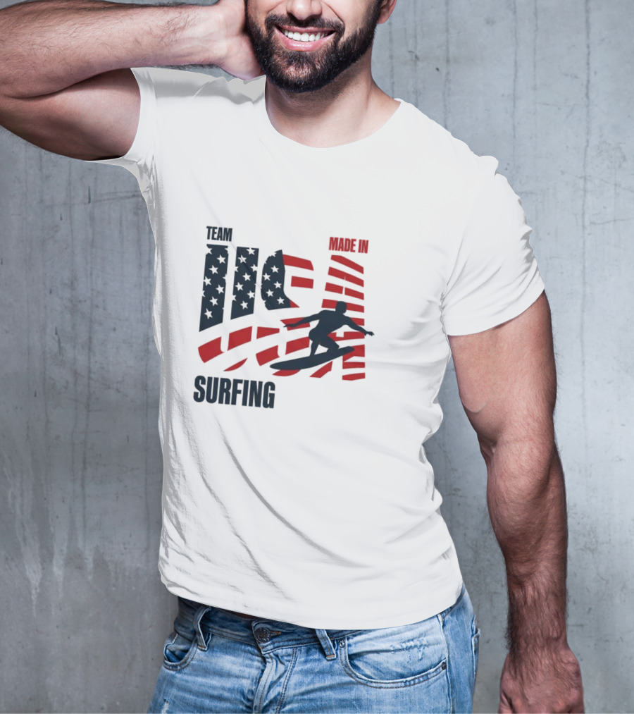Team USA Surfing Made In Olympic T-Shirt
