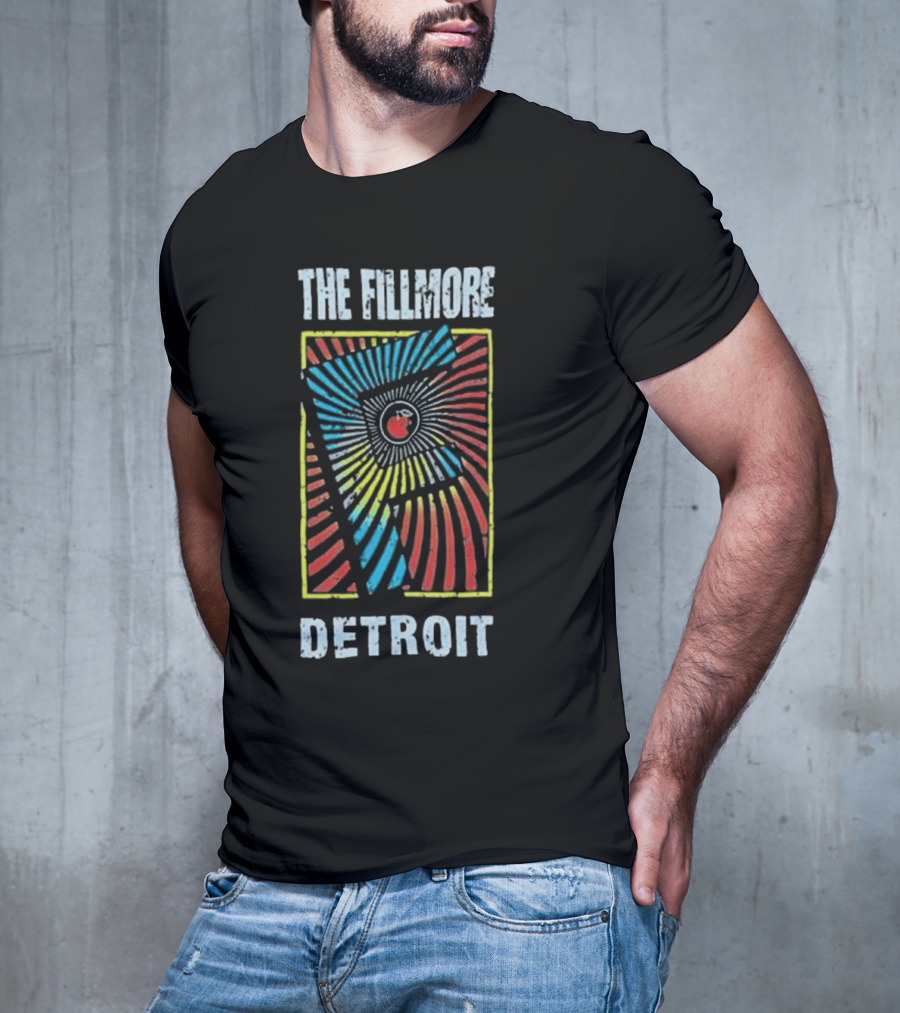 The Fillmore Detroit Spiral Rainbow T-Shirt