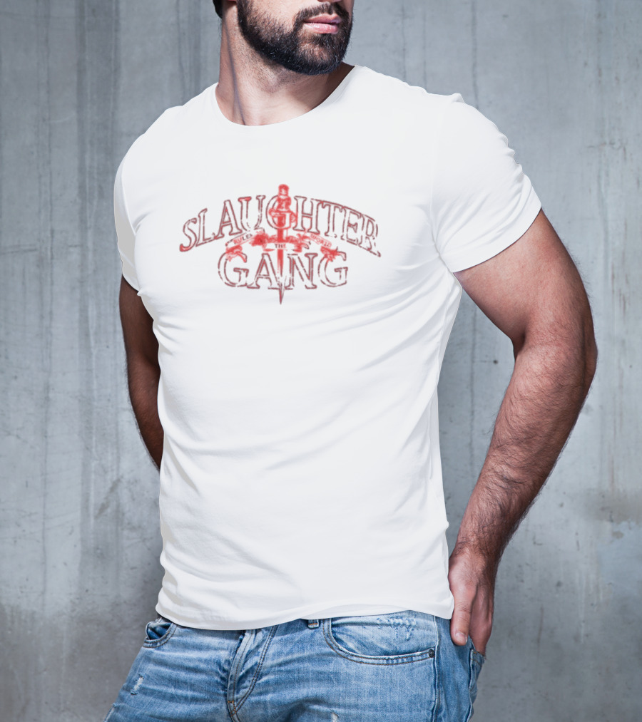 Corteiz X 21 Savage Slaughter Gang Sword T-Shirt