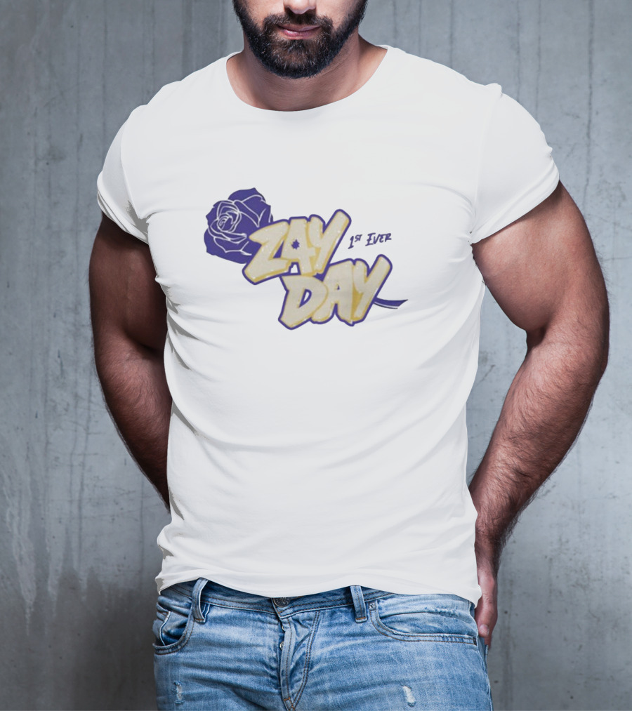Zay Day 1St Ever Blue Rose T-Shirt