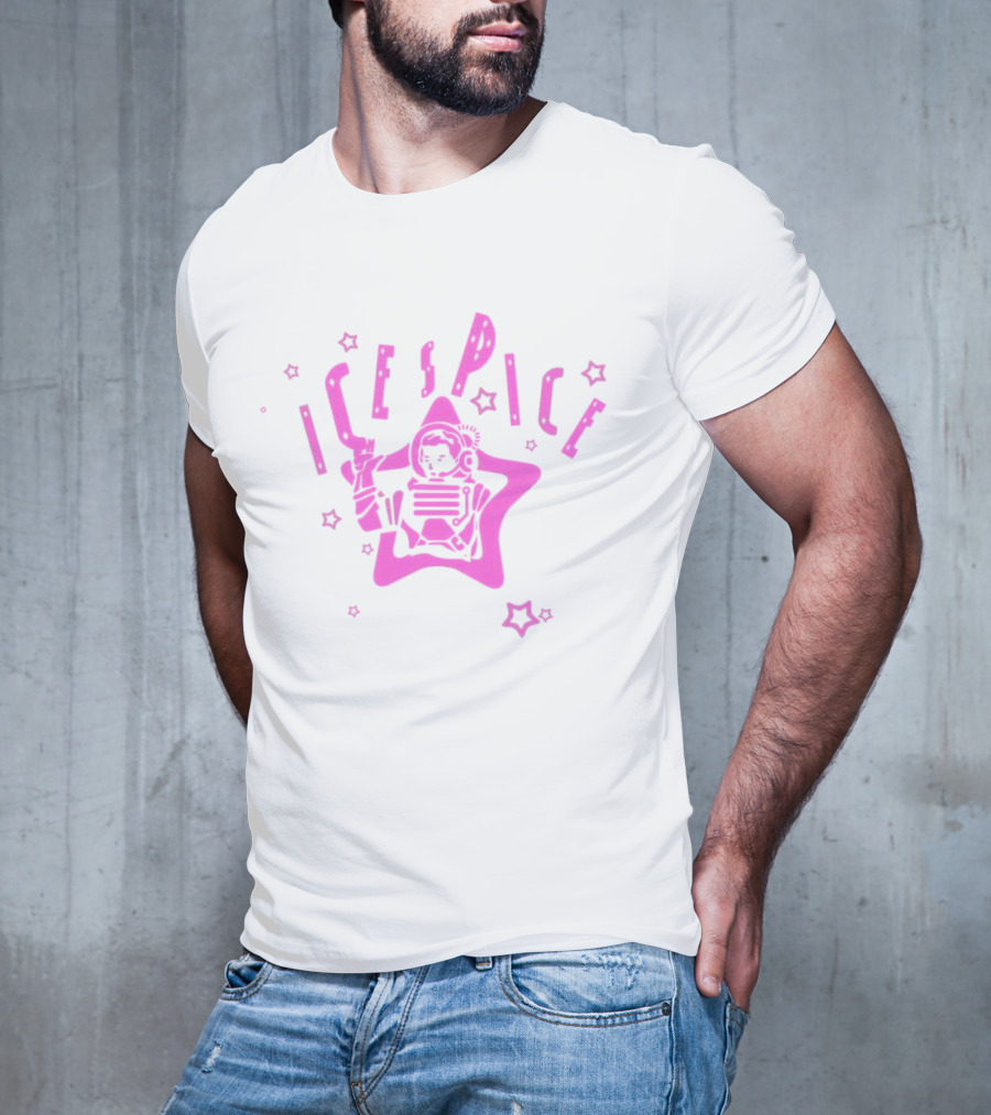 Ice Spice Astronaut With Stars Billionaire Boys Club T-Shirt