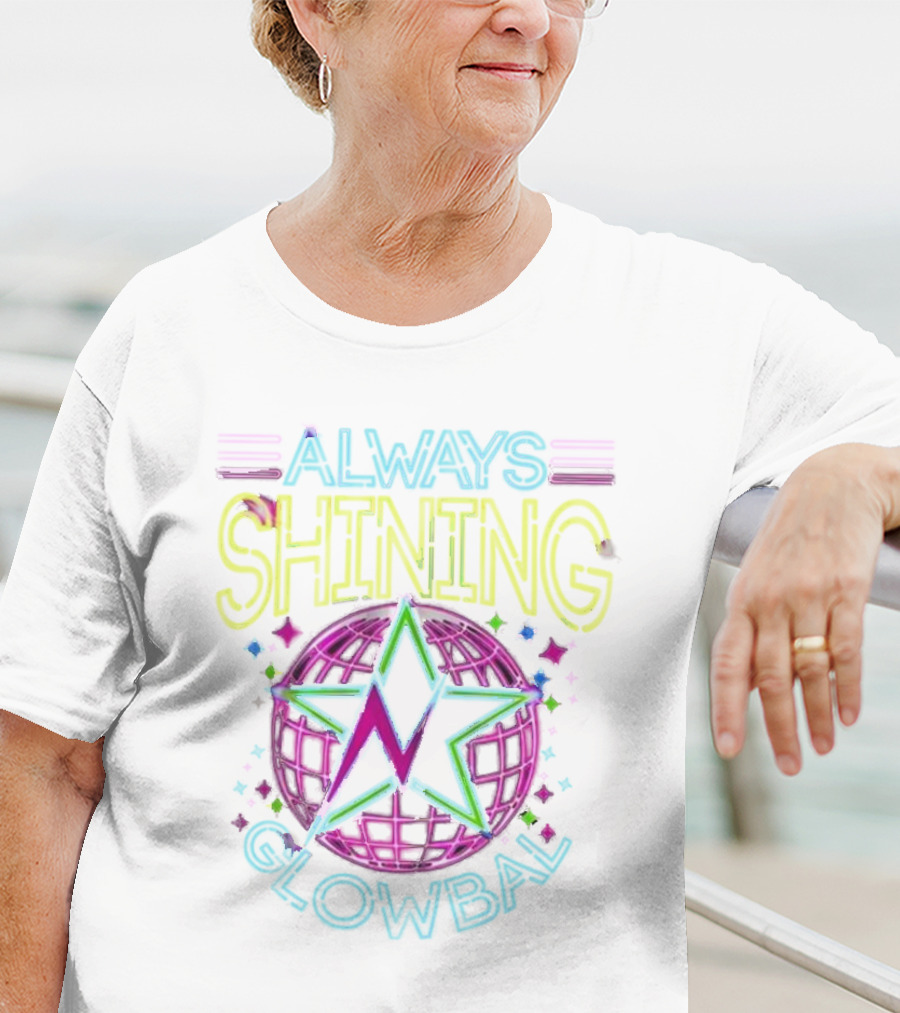 Always Shining Glowbal Naomi WWE Royal Rumble T-Shirt