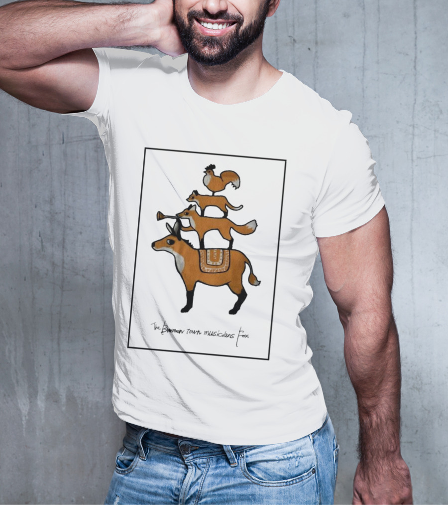 The Bremen Town Musicians Fox Stack T-Shirt