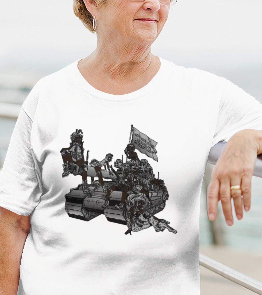 God God's Battalion Cloud White Ebony Battalion Tank T-Shirt