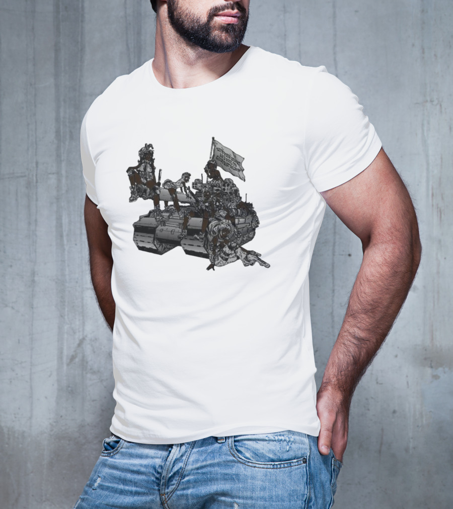 God God's Battalion Cloud White Ebony Battalion Tank T-Shirt
