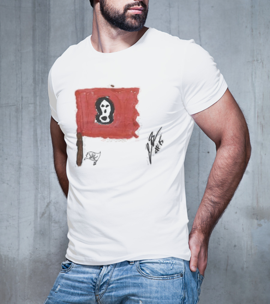 Jalen McMillan Tampa Bay Buccaneers Rookie Ash Paint Tri-Blend T-Shirt