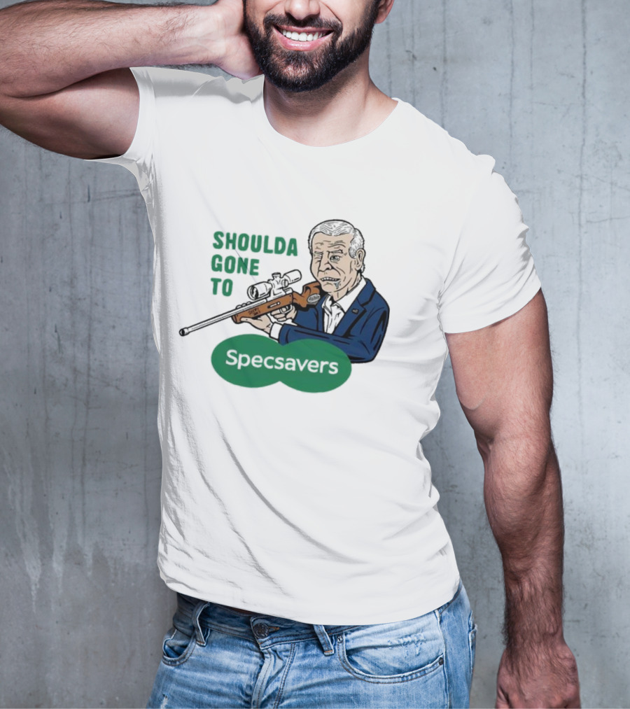 Shoulda Gone To Specsavers Joe Snipen Sniper T-Shirt