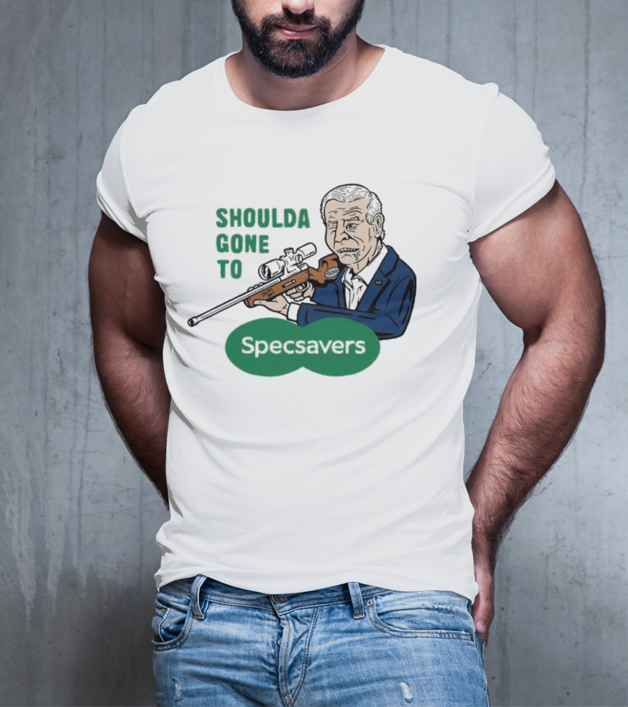 Shoulda Gone To Specsavers Joe Snipen Sniper T-Shirt